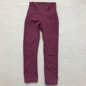 Lululemon Wunder Under High Rise Crop Leggings